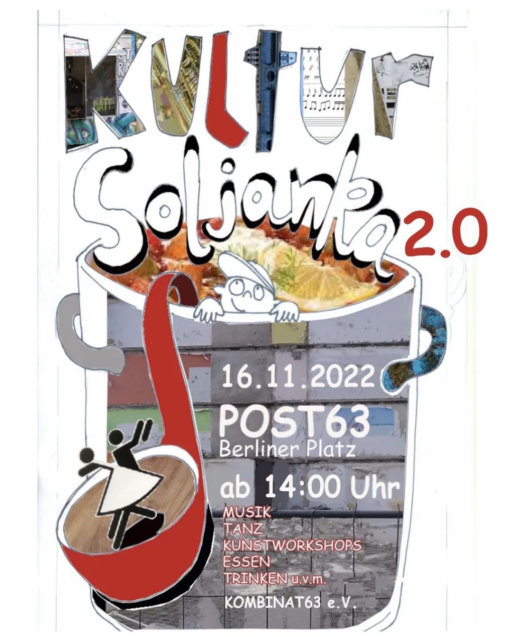 KulturSoljanka, in der alten Post am Berliner&nbsp;Platz.