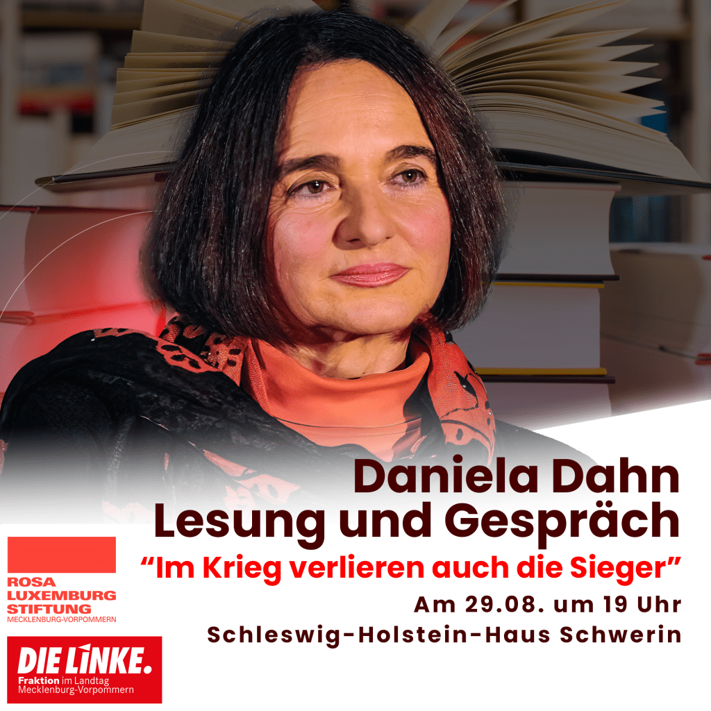 Daniela Dahn in Schwerin: Ein intensiver Blick auf den Ukraine-Krieg am Dienstagabend im Schleswig Holstein&nbsp;Haus