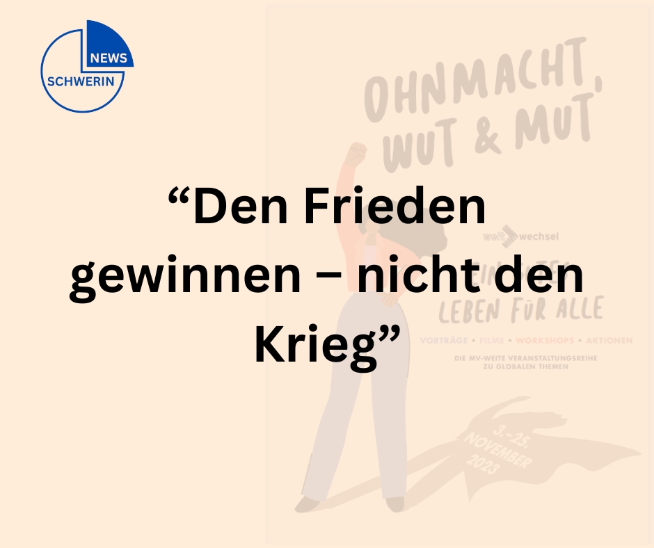 „Den Frieden gewinnen – nicht den Krieg“ Vorsitzender des IPPNW in Schwerin zu&nbsp;Gast.