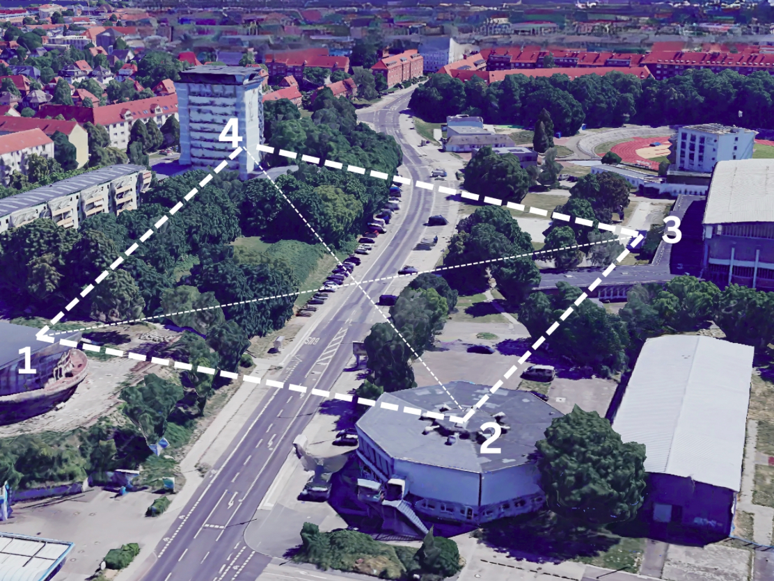 Visualisierung Zufahrt – Quelle: schwerin.news