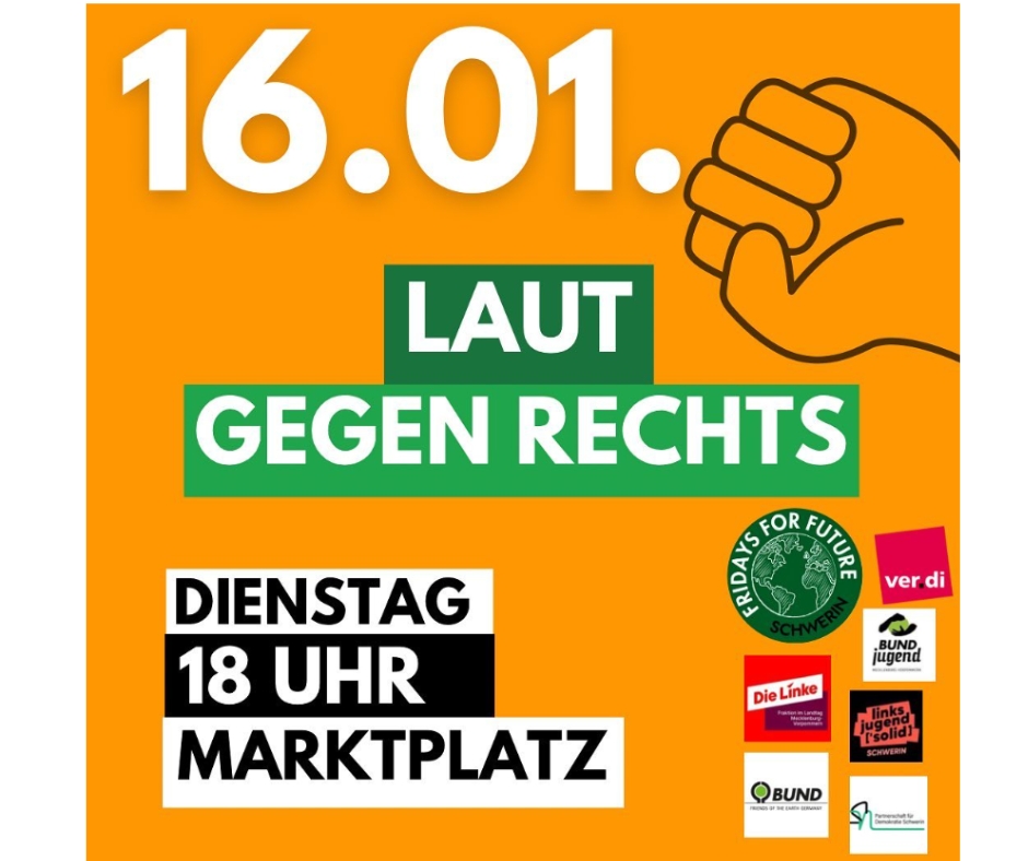 „Fridays for future“ ruft für Dienstag zur Demonstration gegen Rechts&nbsp;auf.