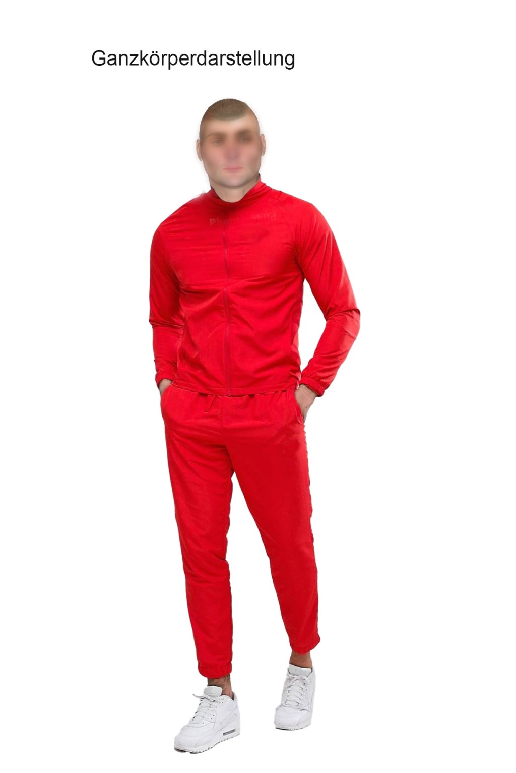 Wer kennt den Mann mit „rotem Jogginanzug“. Polizei sucht mutmaßlichen Sexualstraftäter.