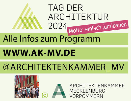 „Marktplatz der nachhaltigen Architektur.“ Veranstaltung am heutigen Freitag in&nbsp;Schwerin.