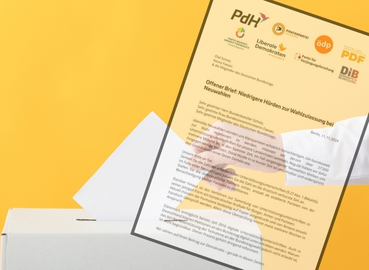 Piratenpartei Mecklenburg-Vorpommern fordert faire Bedingungen bei vorgezogener Bundestagswahl: Ein offener Brief an die&nbsp;Bundesregierung