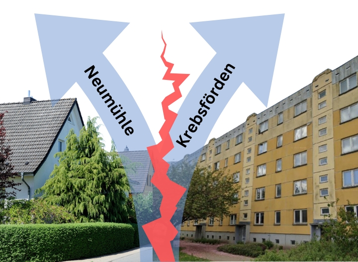 Gespaltene Stadt: Unterkunft für Geflüchtete in Schwerin sorgt für Unruhe und&nbsp;Hetze.