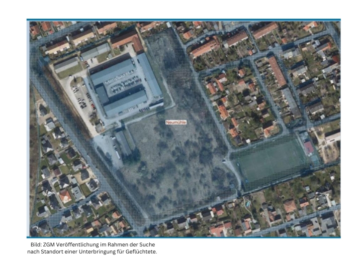 Schule statt Flüchtlinge. Waldorfschule will in Neumühle Schule&nbsp;bauen.