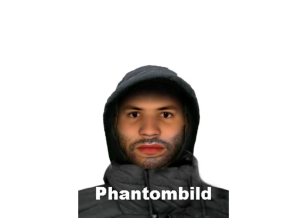 Phantombild des mutmaßlichen Tatverdächtigen&nbsp;veröffentlicht.