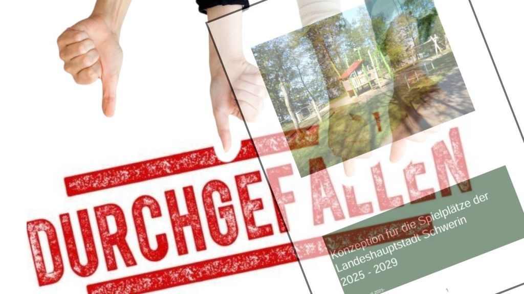 Kinder- und Jugendrechte in Schwerin? Keine Zuständigkeit – keine Beteiligung, nicht mal bei der Spielplatzkonzeption.