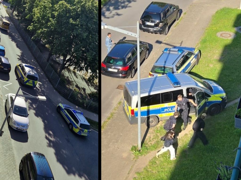 Großer Polizeieinsatz wegen gefährlicher Körperverletzung in der Weststadt. Polizei schweigt „aus ermittlungstaktischen Gründen“.