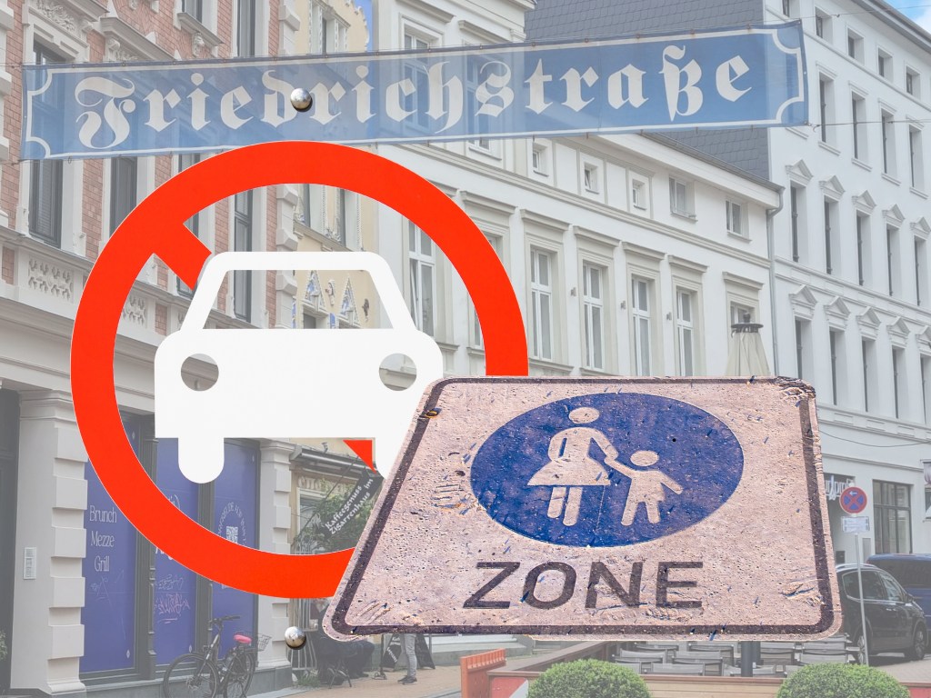 Wird die Friedrichstraße zur Fußgängerzone? Grüne stellen&nbsp;Prüfantrag.