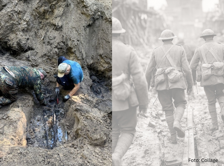 Auftakt zur Sammlung des Volksbundes Kriegsgräberfürsorge auf dem&nbsp;Marienplatz.