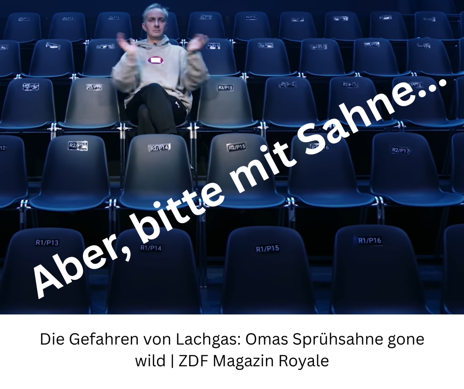 Lachgas-Debatte in Schwerin bekommt Rückendeckung: Grüner Vorstoß trifft auf&nbsp;Böhmermann.