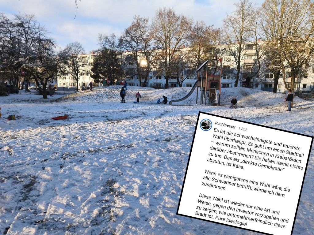 FDP Stadtvertreter nennt demokratischen Bürgerentscheid „schwachsinnigste Wahl“ und „Käse“.