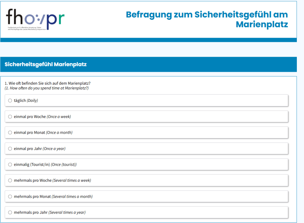 Marienplatz-Check: Alles nur ein (un)sicheres Gefühl? Jetzt an der Online Umfrage&nbsp;teilnehmen.