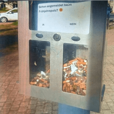 Kippen auf Gehwegen, an Haltestellen und in Parks: UB/FDP will mehr Aschenbecher in&nbsp;Schwerin