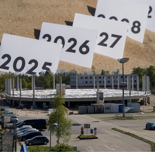 „Erhebliche“ Verzögerung bei Radsporthalle Schwerin. Fertigstellung frühstens Anfang 2028 – Das ist der&nbsp;Grund: