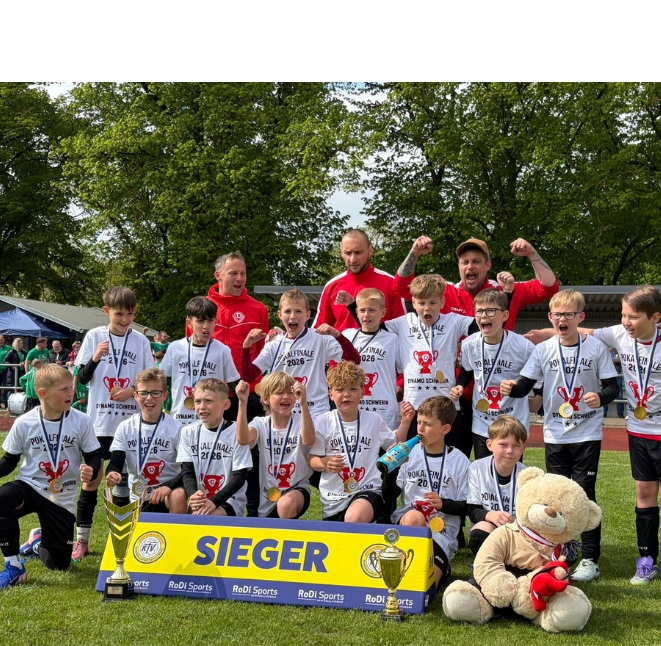 Dynamo Schwerin gewinnt mit E-Jugend erstmals Jugendpokal