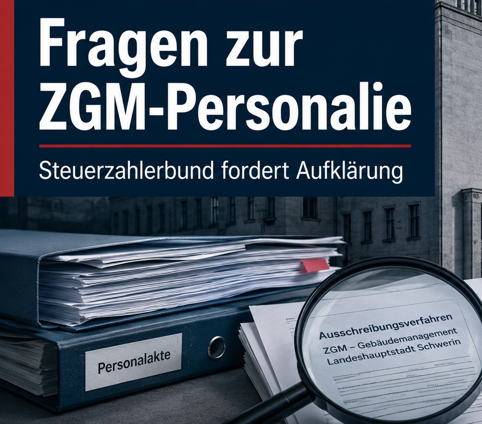 ZGM-Personalie in Schwerin: Steuerzahlerbund fordert Aufklärung nach OZ-Recherche