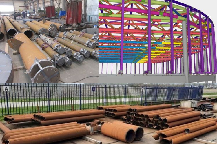 250 Tonnen Stahl, Statik und Planung: Radsporthallen-Bauteile landen bei&nbsp;Kleinanzeigen