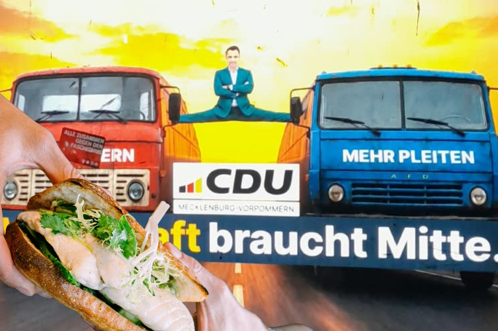 Die peinlichsten Plakate der Landtagswahl in MV: Wenn die CDU den Ernst der Lage mit der Resterampe des Internets&nbsp;verwechselt