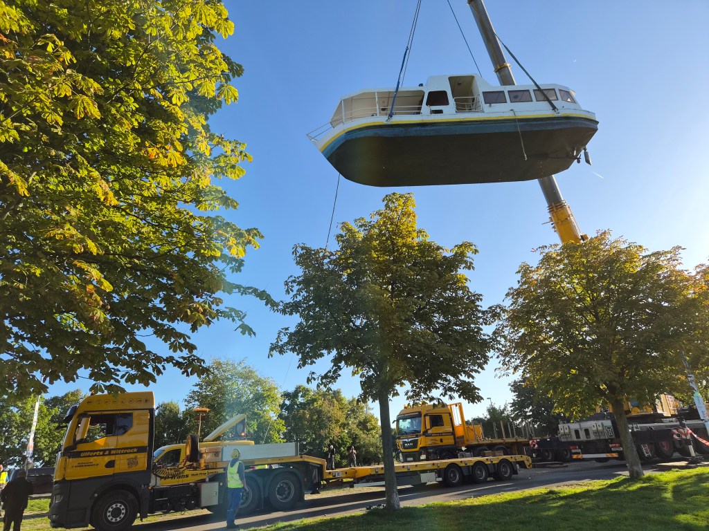 Petermännchenfähre auf dem Trockenen: Neuer Motor soll sie 2027 zurückbringen