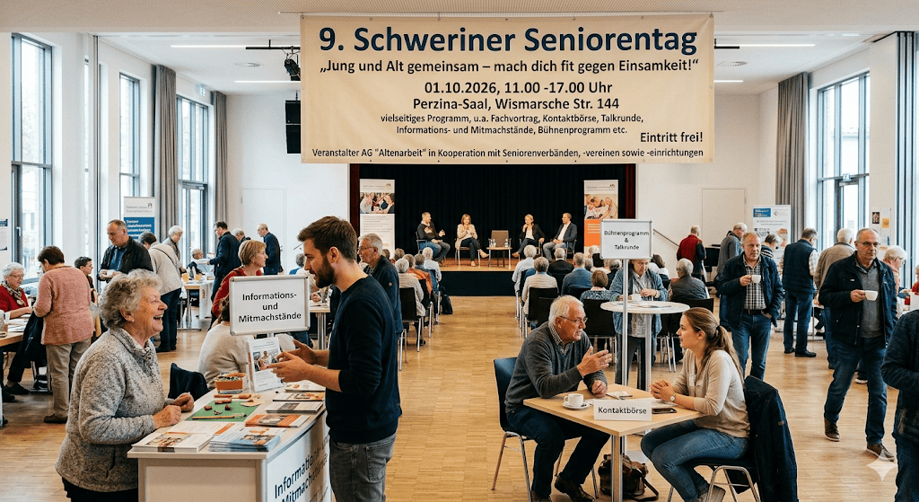 Einsamkeit betrifft alle Generationen: Seniorentag im Perzina-Saal