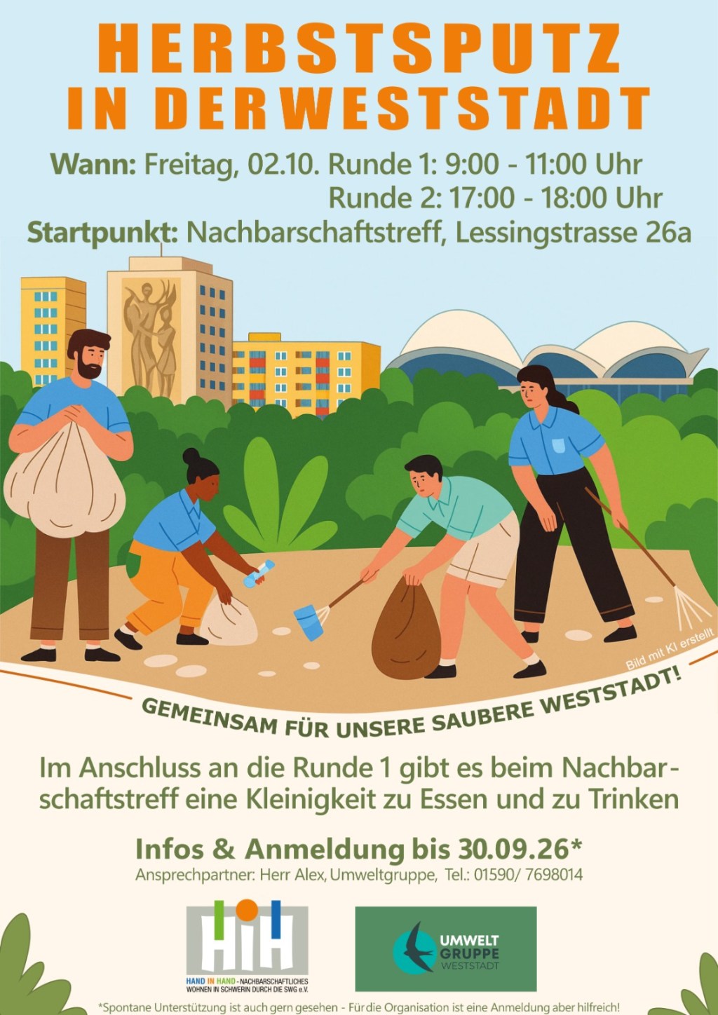 Herbstputz in der Weststadt: Gemeinsam&nbsp;anpacken