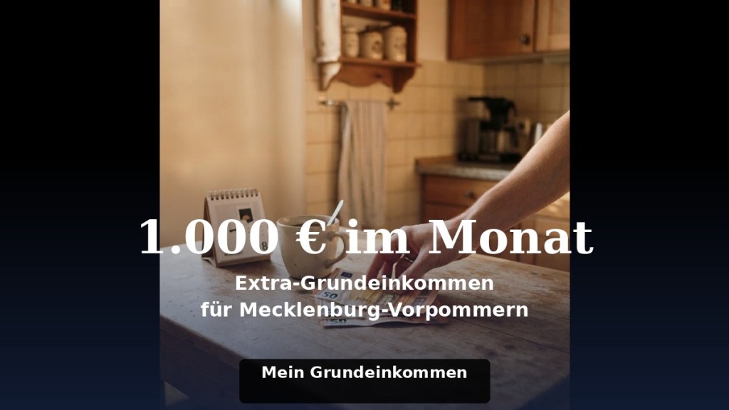 1.000 Euro im Monat: Warum Mecklenburg-Vorpommern am Mittwoch einen eigenen Lostopf&nbsp;bekommt