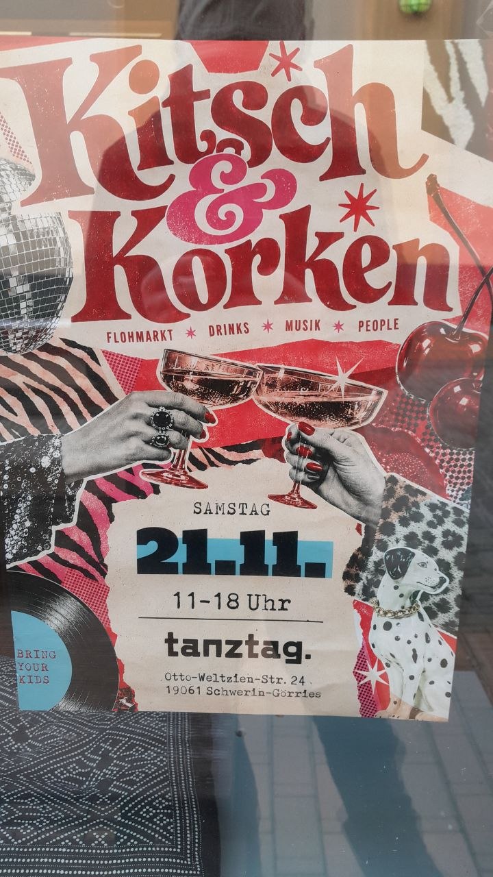 Kitsch & Korken: Flohmarkt mit Drinks und Musik in&nbsp;Görries