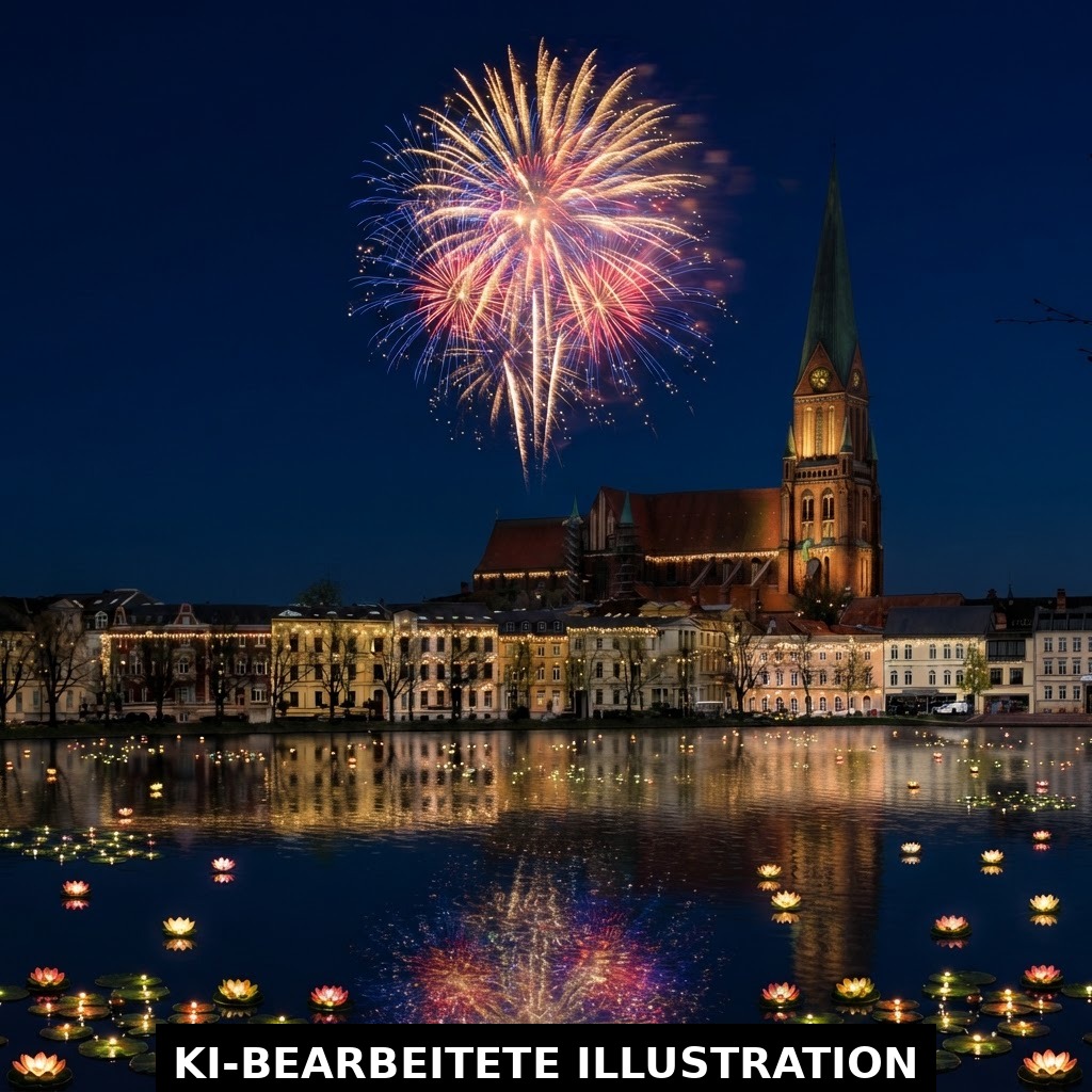 Feuerwerk schon am Freitag: Rummel, DJs und Lichterglanz – die Premiere der Altstadtfete holt drei Tage Party in die Schweriner&nbsp;Altstadt