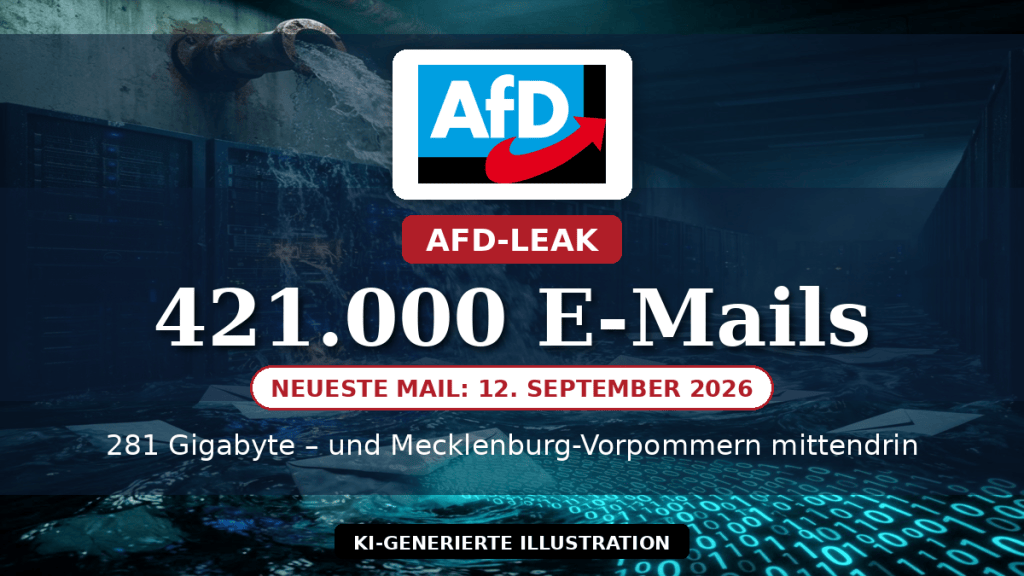 AfD-Leak: Warum ausgerechnet Mecklenburg-Vorpommern so stark betroffen ist