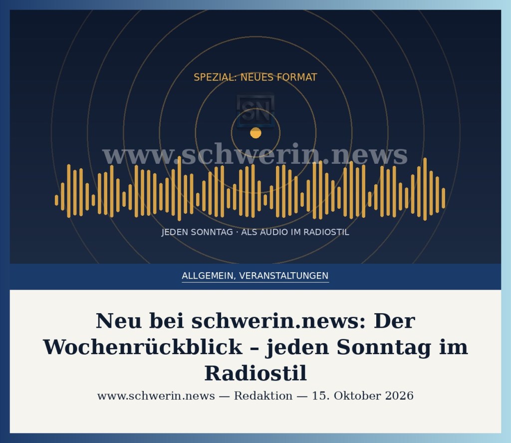 Wochenrückblick: Zehn Themen, die Schwerin diese Woche bewegt&nbsp;haben